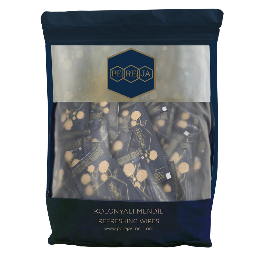Pereja Illatosított Törlőkendő 50 db - Púder
